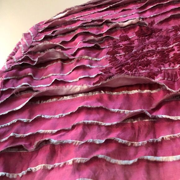 Italian Silk Tea House Topper Duster (S) - Picture 7 of 11